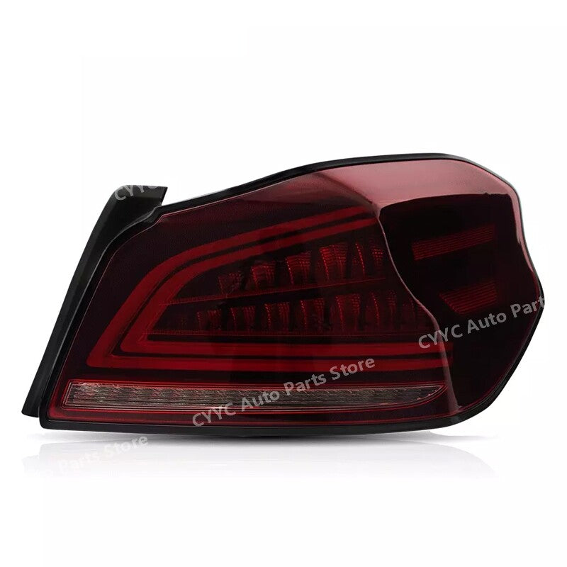 Pair Red LED Tail Lights w/Sequential Turn Signal For 2015-2021 for Subaru WRXSTI