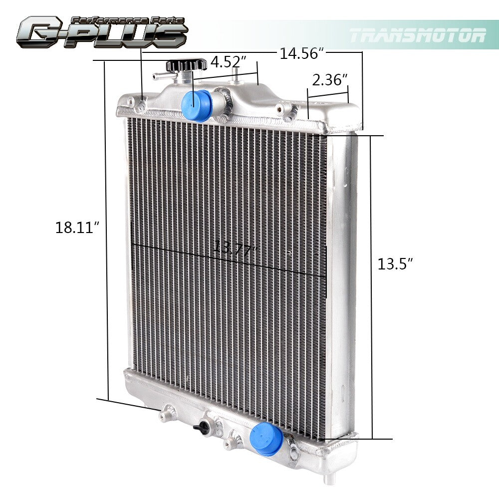 3-row 52mm radiator fits for Honda for Civic EK EG D15 D16 SOHC DEL SOL 1992 - 2000