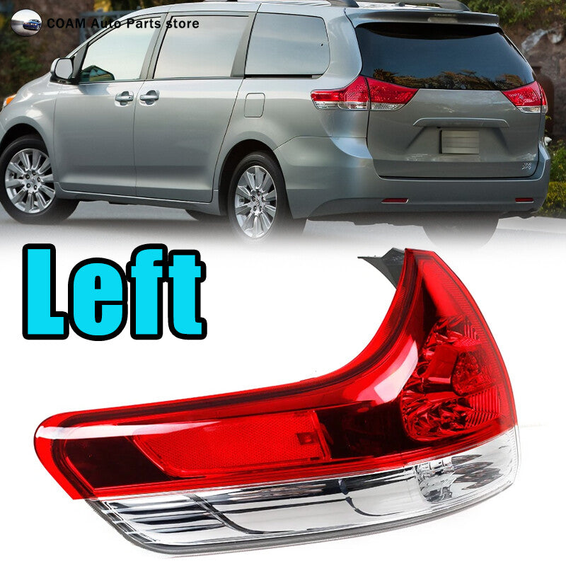 The left rear outer taillight is applicable to the 2011-14 for Toyota for Sienna 8156008030.
