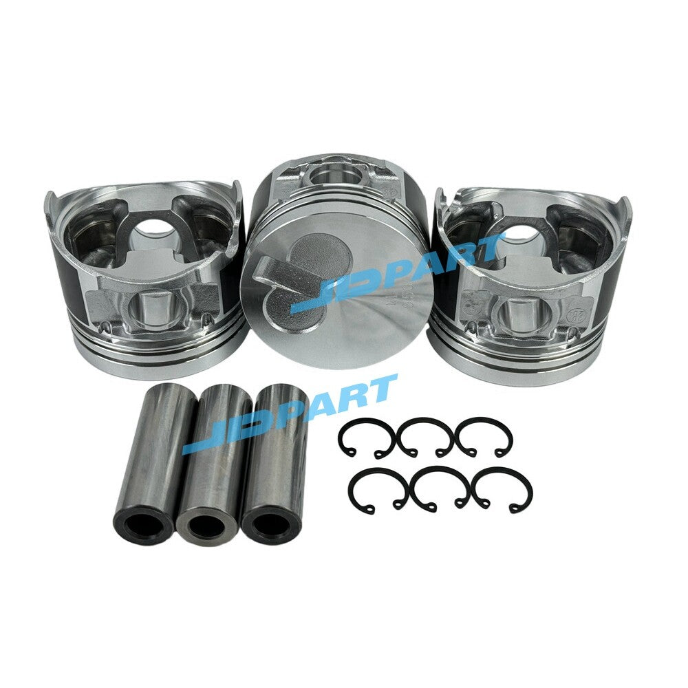 3-piece piston kit for 3TNV80 engine spare parts -