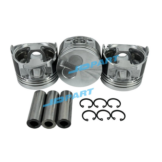 3-piece piston kit for 3TNV80 engine spare parts -