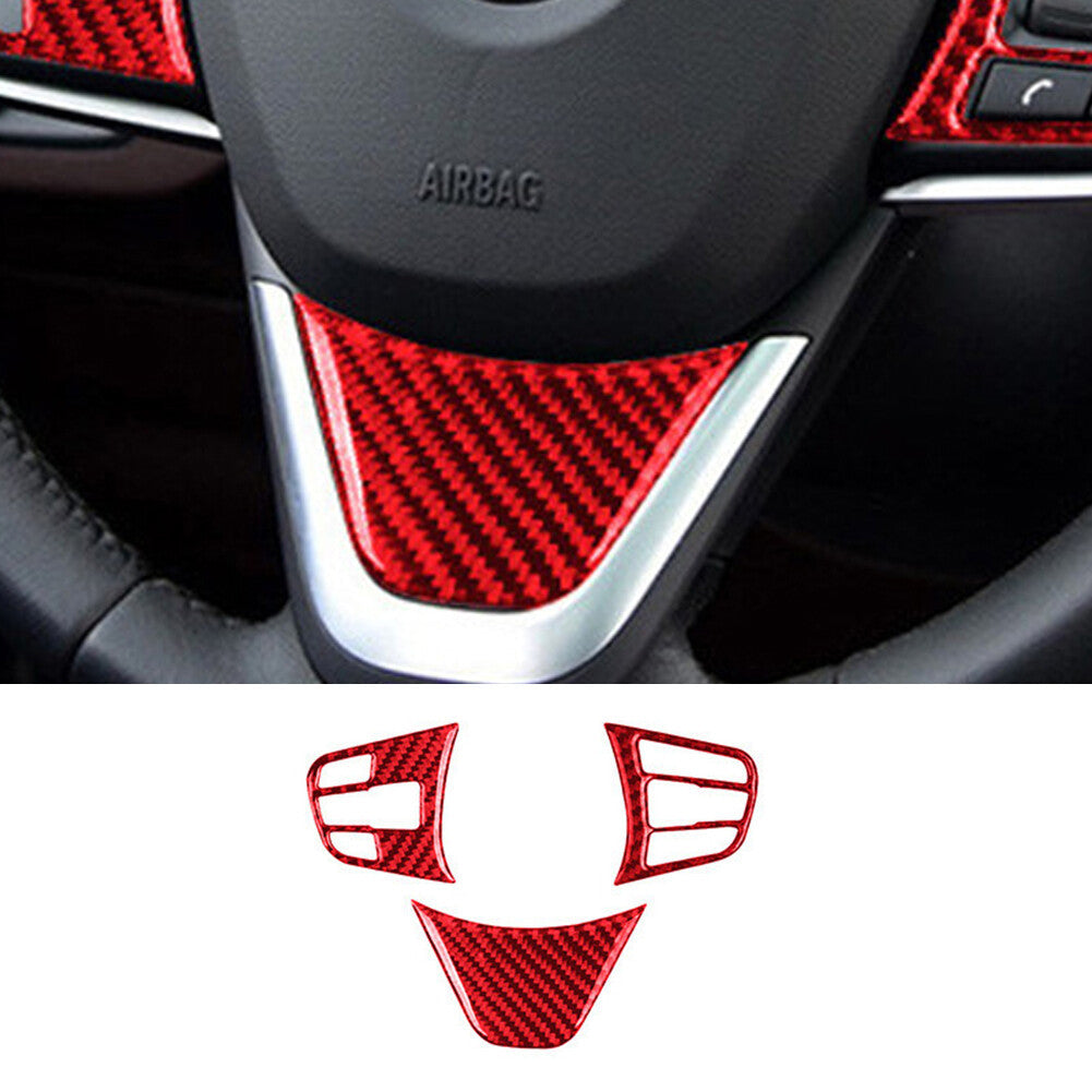 Carbon Fiber Gear Shift Decorative Cover Trim For 6 E63 E64 2004-2010 v