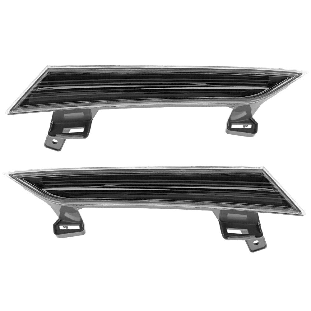 Pair Fits 2009-2013 for Nissan Murano Right Left Front Headlight Reflector Panels