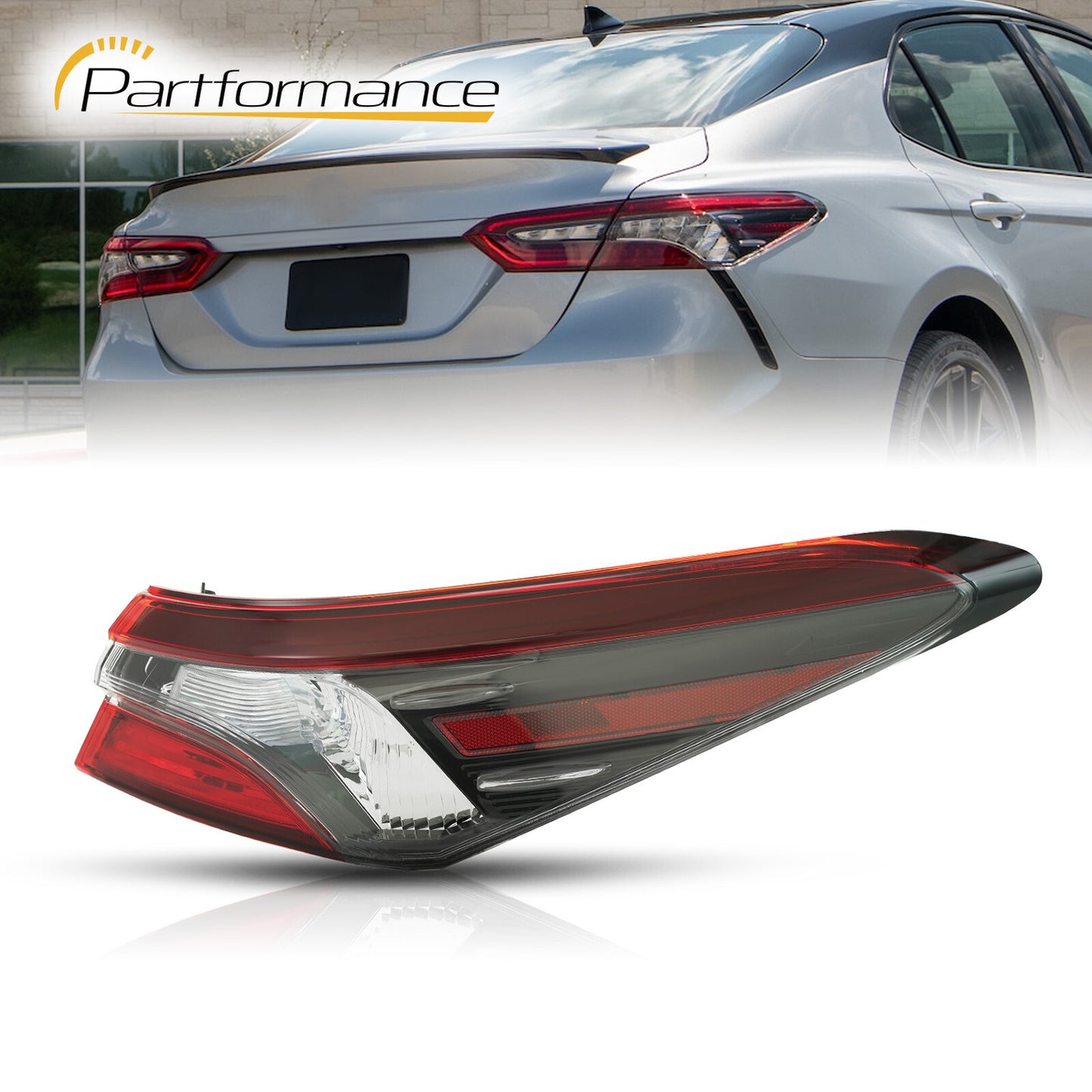 For 2021 - 2023 for Camry LE SE Rear Tail Light Halogen Light Right Passenger Right Grip - v