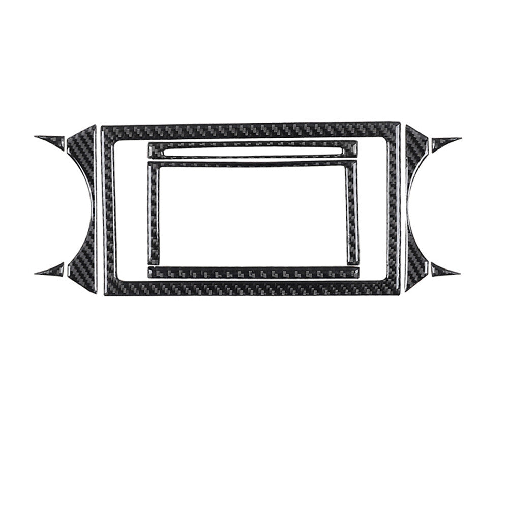 Red Carbon Fiber Gear Shift Panel Decorative Trim Cover for Subaru BRZ for 86 v