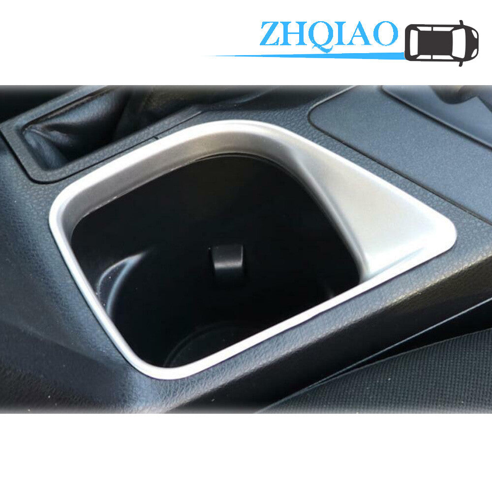 Interior Cup Holder Water Bottle Frame Cover Trim Fit for Toyota RAV4 2016-2018