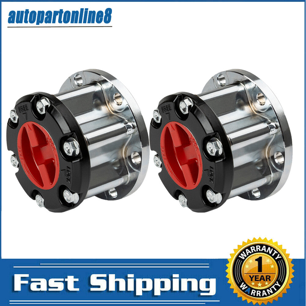 2x Manual Wheel Locking Hubs Set for Toyota 4Runner T100 Hilux Pickup for Toyota VAN Q