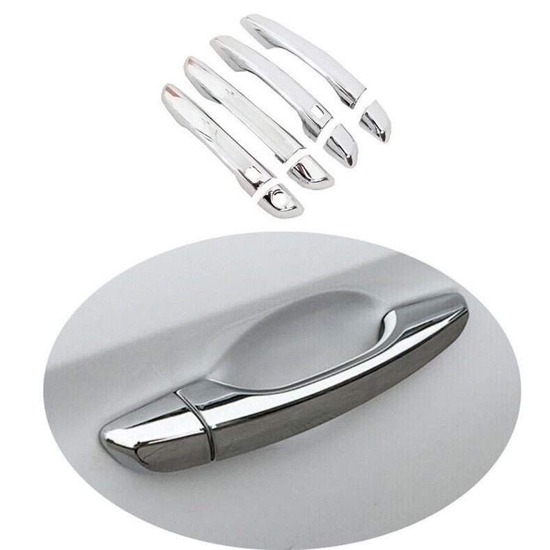for Hyundai for Elantra 2017-2020 Chrome W/ for Smart Key Door Handle Molding Cover Trim