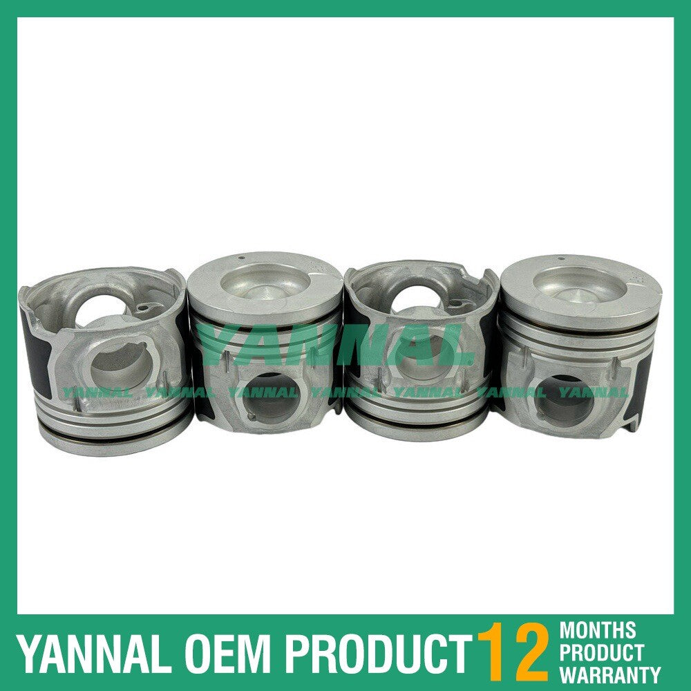 4X 23410-4A900 piston std size 91 mm suitable for modern D4CB engines