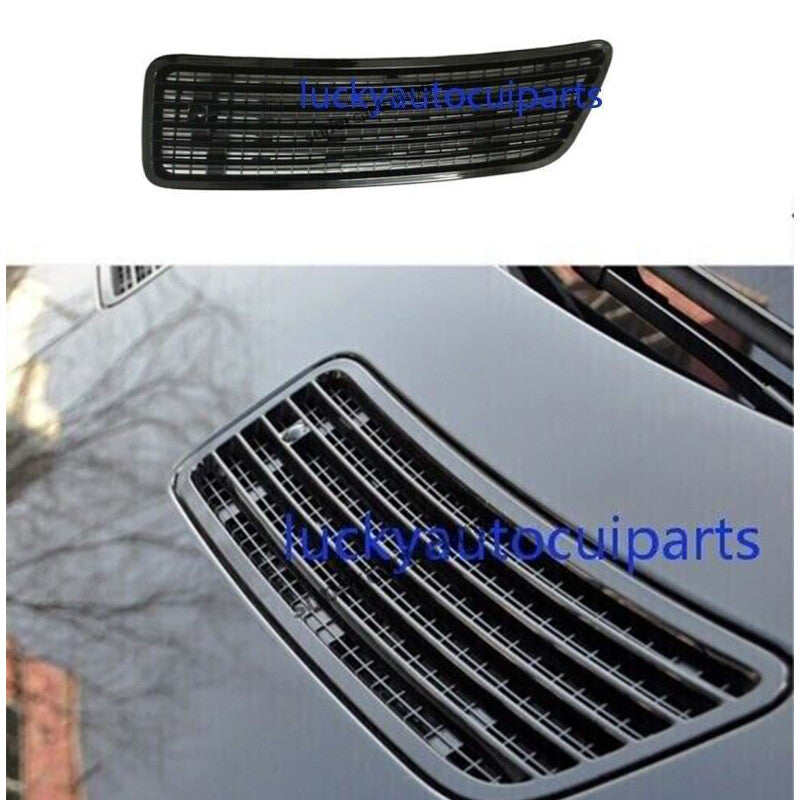 Hood Vent Grille for Mercedes-Benz W221 S W216 CL W251 R 2008-2013,Primed,Left