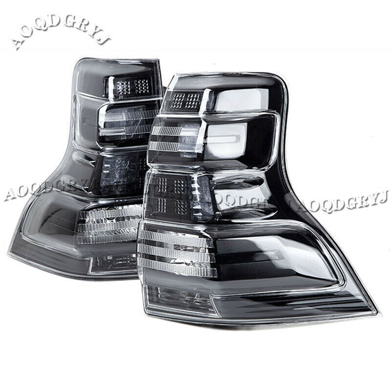 1set Black Smoke Tail Light Rear Lamp LED Fits for TOYOTA PRADO FJ150 2014-2017