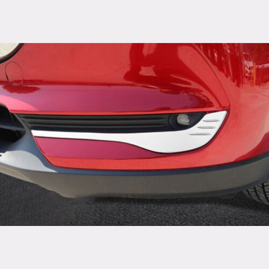 for Mazda CX5 CX-5 17-2021 ABS Chrome Exterior Front Fog Light Strip Cover Trim