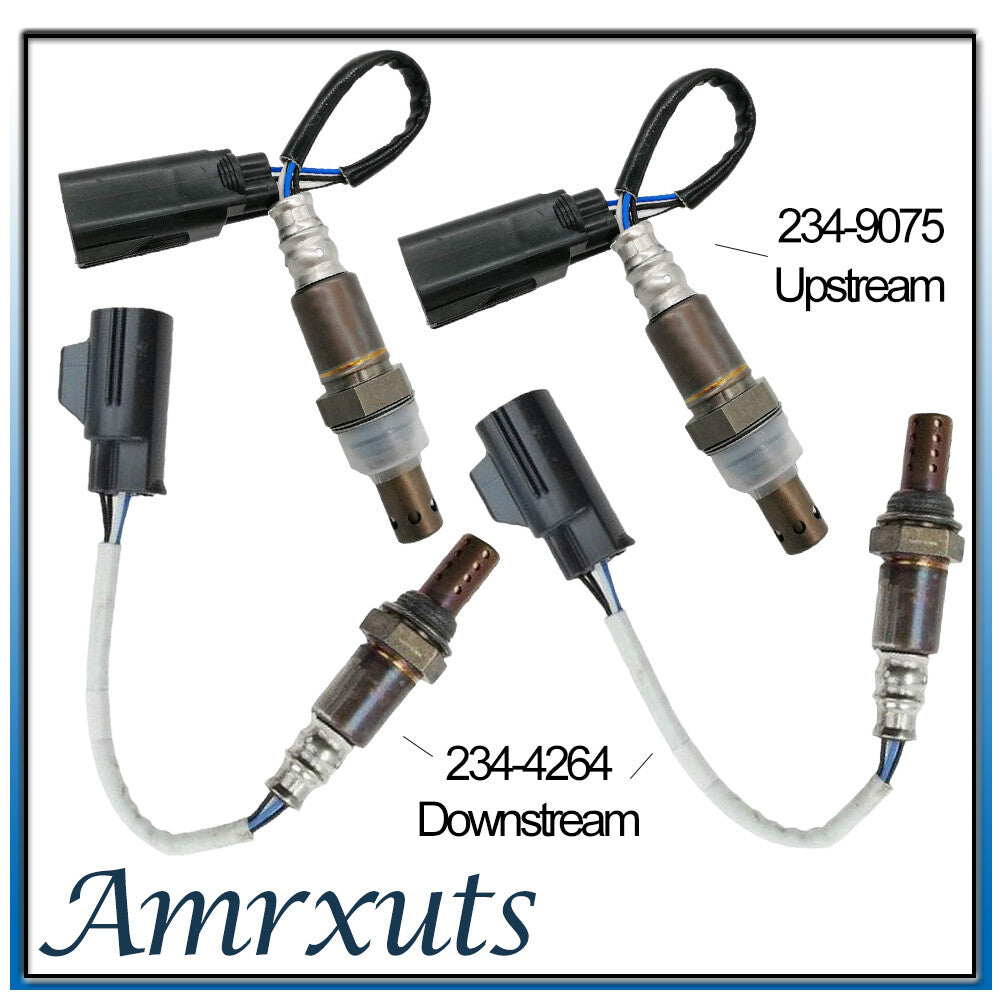 4 Up+Downstream Oxygen Sensors for 07-09 for Land Rover for Range Rover Sport 4.2L 4.4L n