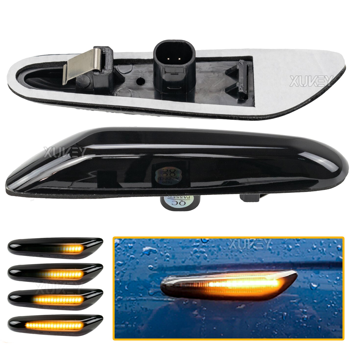 for BMW E82 E87 E90 E92 E60 E46 LED Fender Side Marker Light Blinker Turn SIgnal