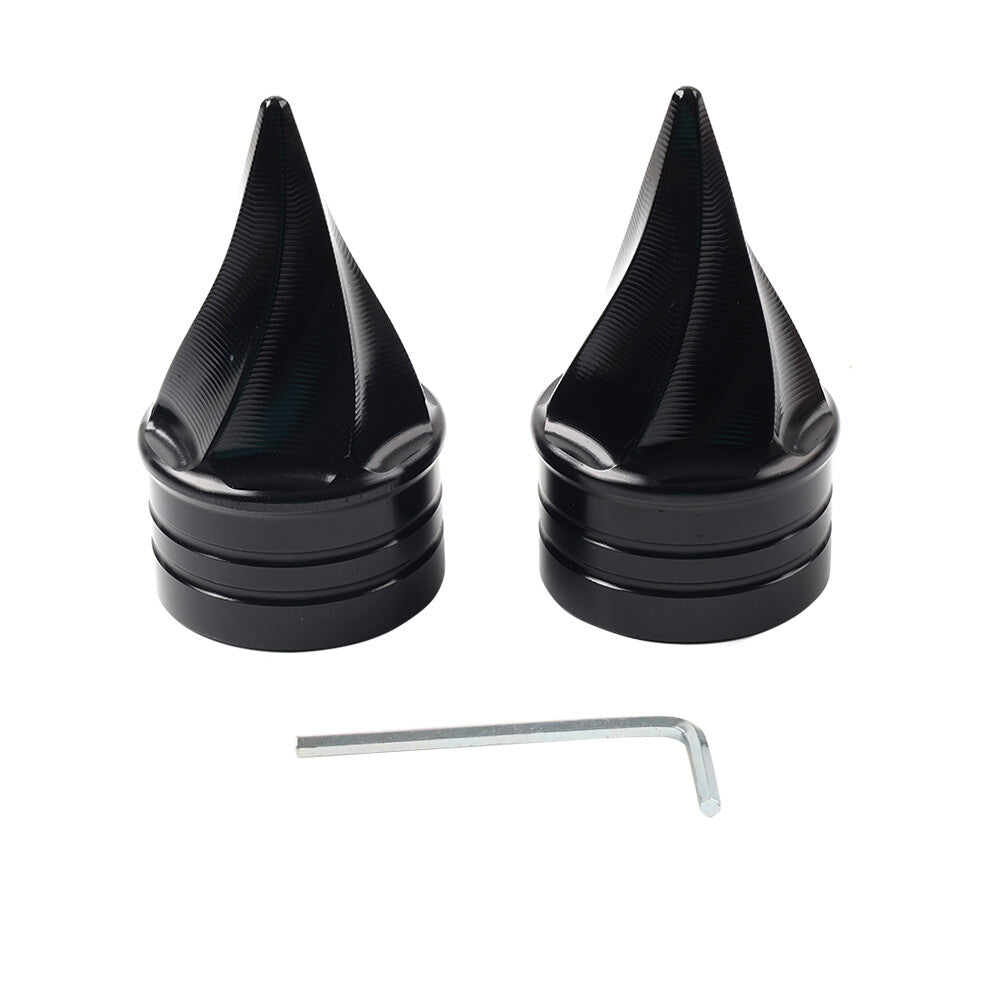 FITS for Harley Touring Road Street Glide Softail Front Axle Nut Cap Cover