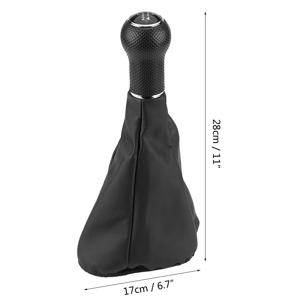 5 Speed Gear Shift Knob Gaiter Boot Manual/Auto Gear Shifter Boot Cover for Golf Q