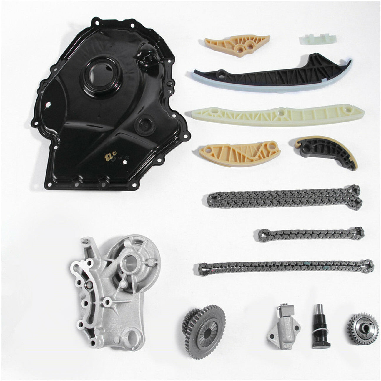 Engine Timing Chain Tensioner Cover Bracket for VW for Golf for Passat for JETTA Amarok 2.0T Q