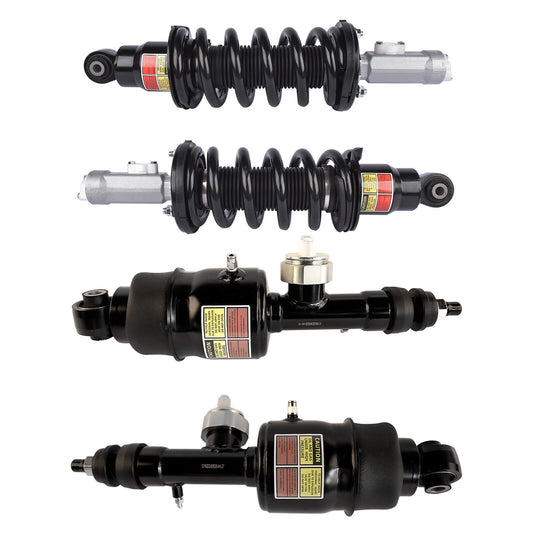 4pcs Front Rear Shock Struts Assys w/EDC for BMW E38 740i 740iL 750iL 1995-2001