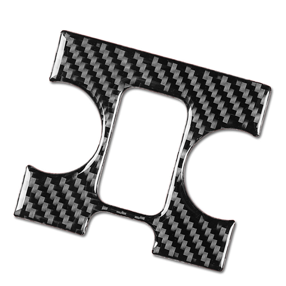 Hazard Light Button Cover Trim for Honda S2000 2004-2009 Carbon Fiber Black Auto