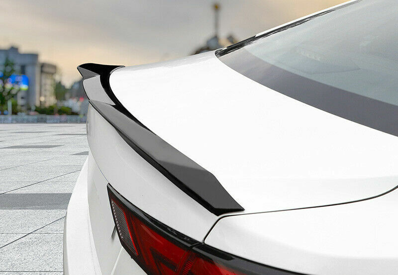 for Nissan Sentra Sylphy 2020-23 Black ABS Rear Spoiler Tail Trunk Lip Wing Trim