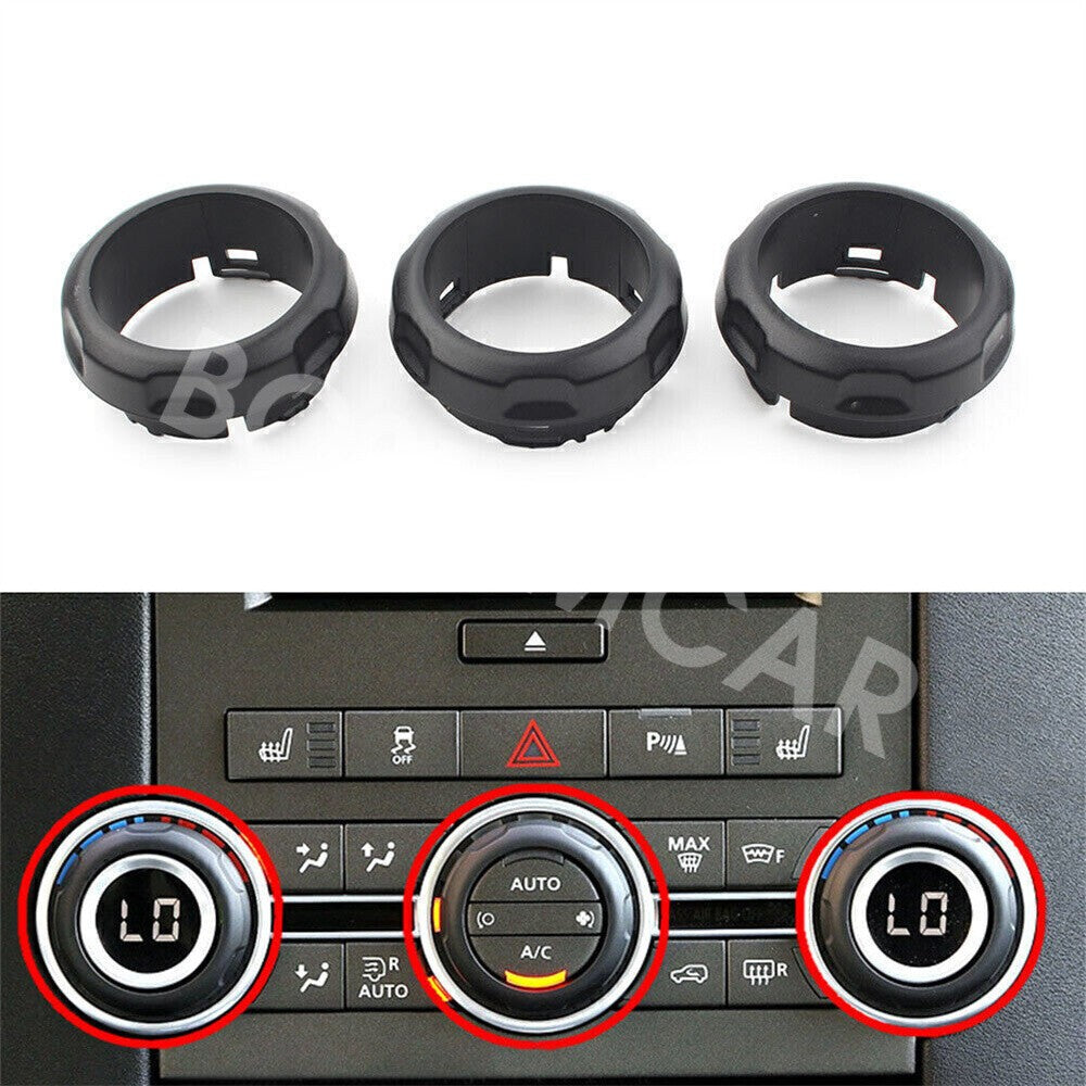 Car Console A/C Control Knob 3Pcs Fit for Land Rover for Range Rover Sport 2006-2013 Q