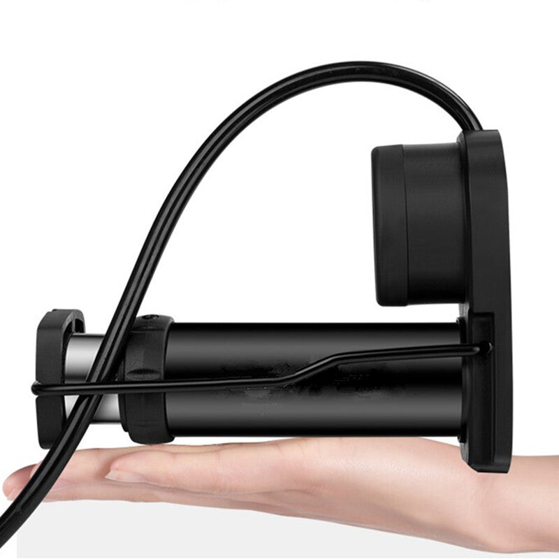 Motorcycle Portable Tire Air Pressure Pump for Mini Bike Foot Pump Gauge Air Needle