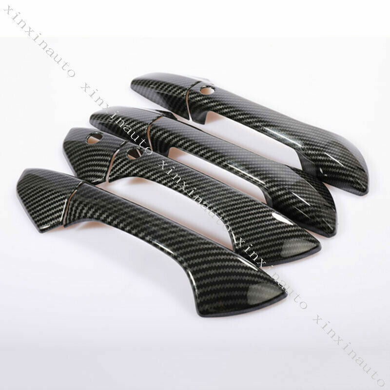 Carbon Fiber Exterior Door Handle Molding Cover Trims for Honda Accord 2008-2012