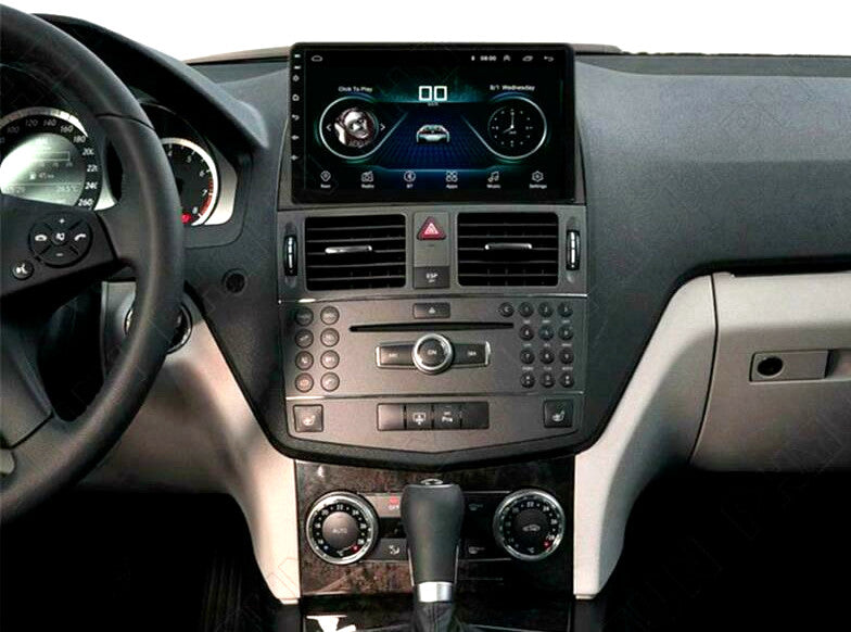 9-inch unit for 2007-2010 C-Class W204 S204 Head CarPlay Android Auto n