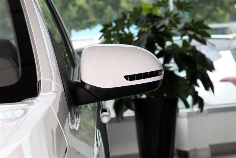 White Left Side Rearview Mirror Shell Cover Cap Fit for Kia Pegas 2017 2018-2019