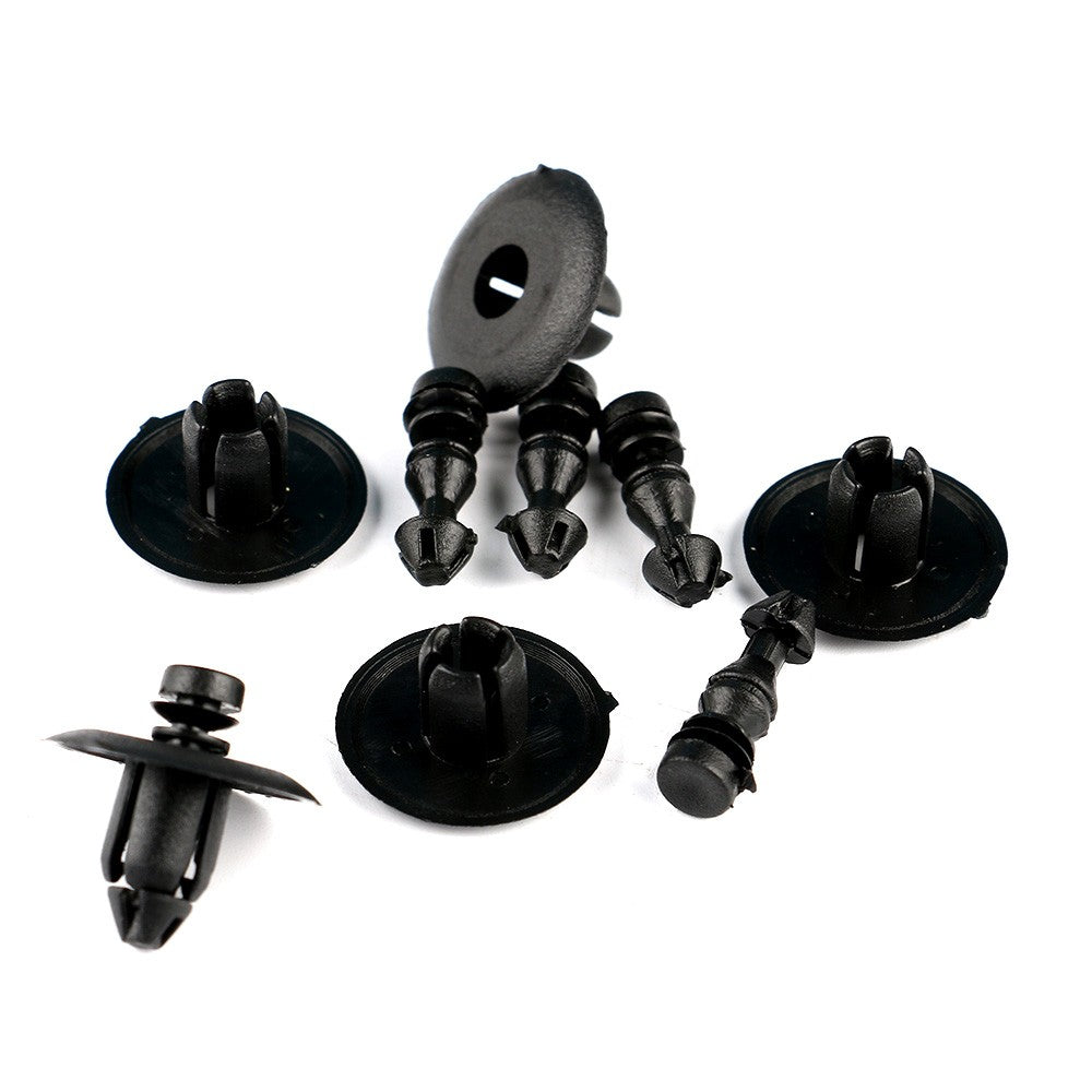 Pack of 50 Door Trim Panel Clip Push Type Retainer Black for Chrysler 300M