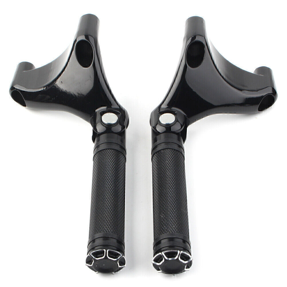 Black Rear Passenger Footrest Peg Mount Fit for Harley Sportster XL883 1200 04-13