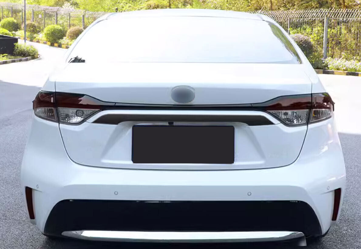for Toyota for Corolla 20-2024 Black Steel Rear Door Trunk Lid Tailgate Strip Trim