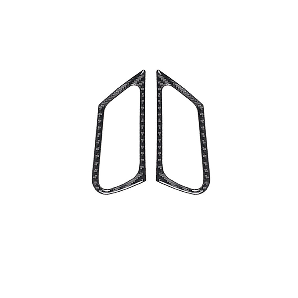 Carbon fiber interior front door handle cover trim for Mercedes-Benz W20305-07