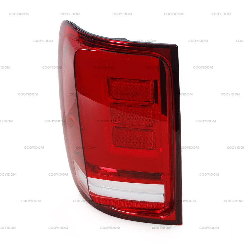 Left side applicable to for Volkswagen Amarok V6 2009-2020 LED taillights, brake lights, and turn signals.