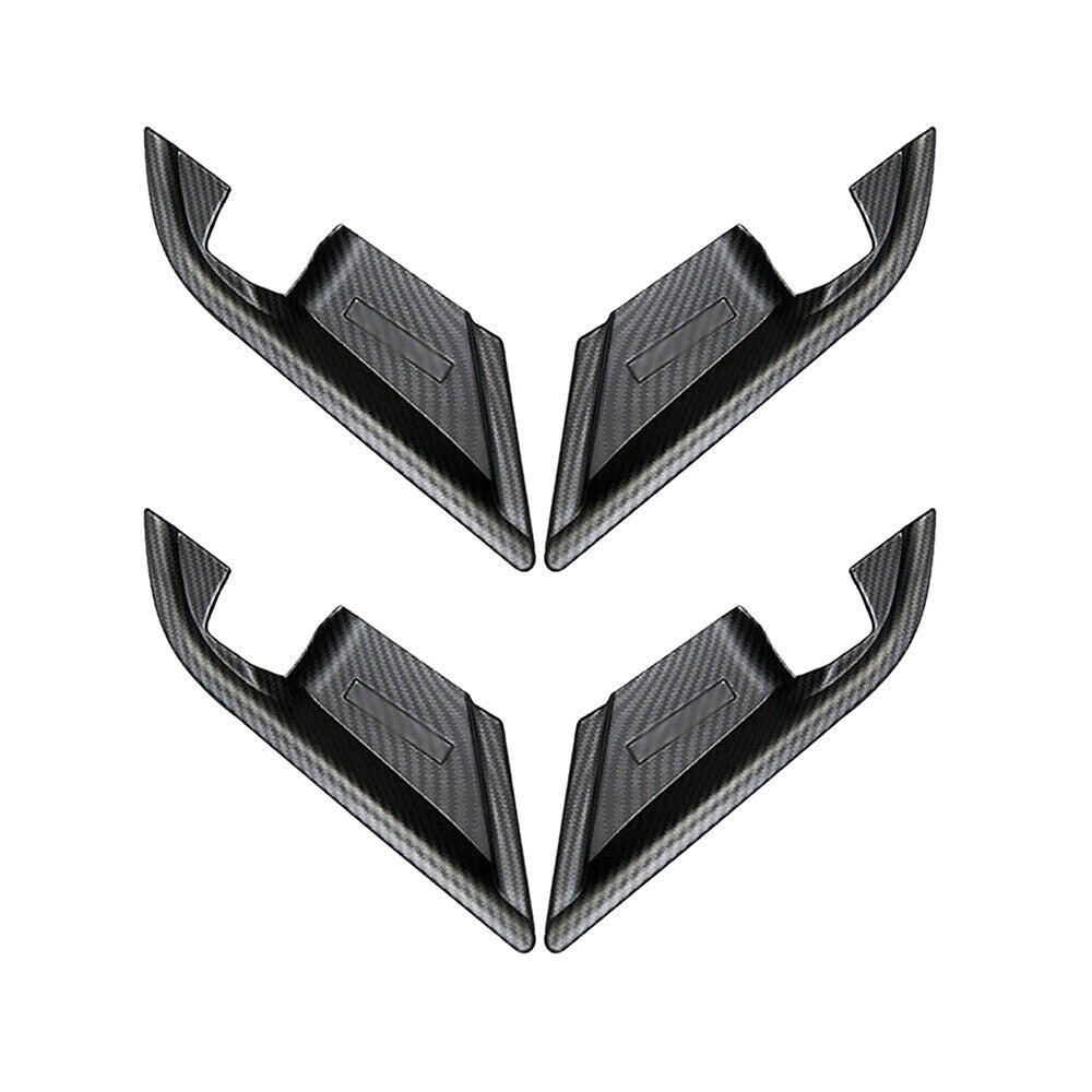 4pcs ABS Interior Door Handle Bowl Cover Trim Black for Toyota for Camry 2018-2020