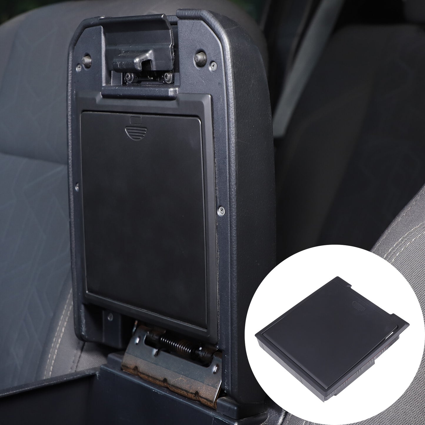 2-Piece Black Vent Cover Socket Cover Decoration for Land Rover Discovery Sport 15-19