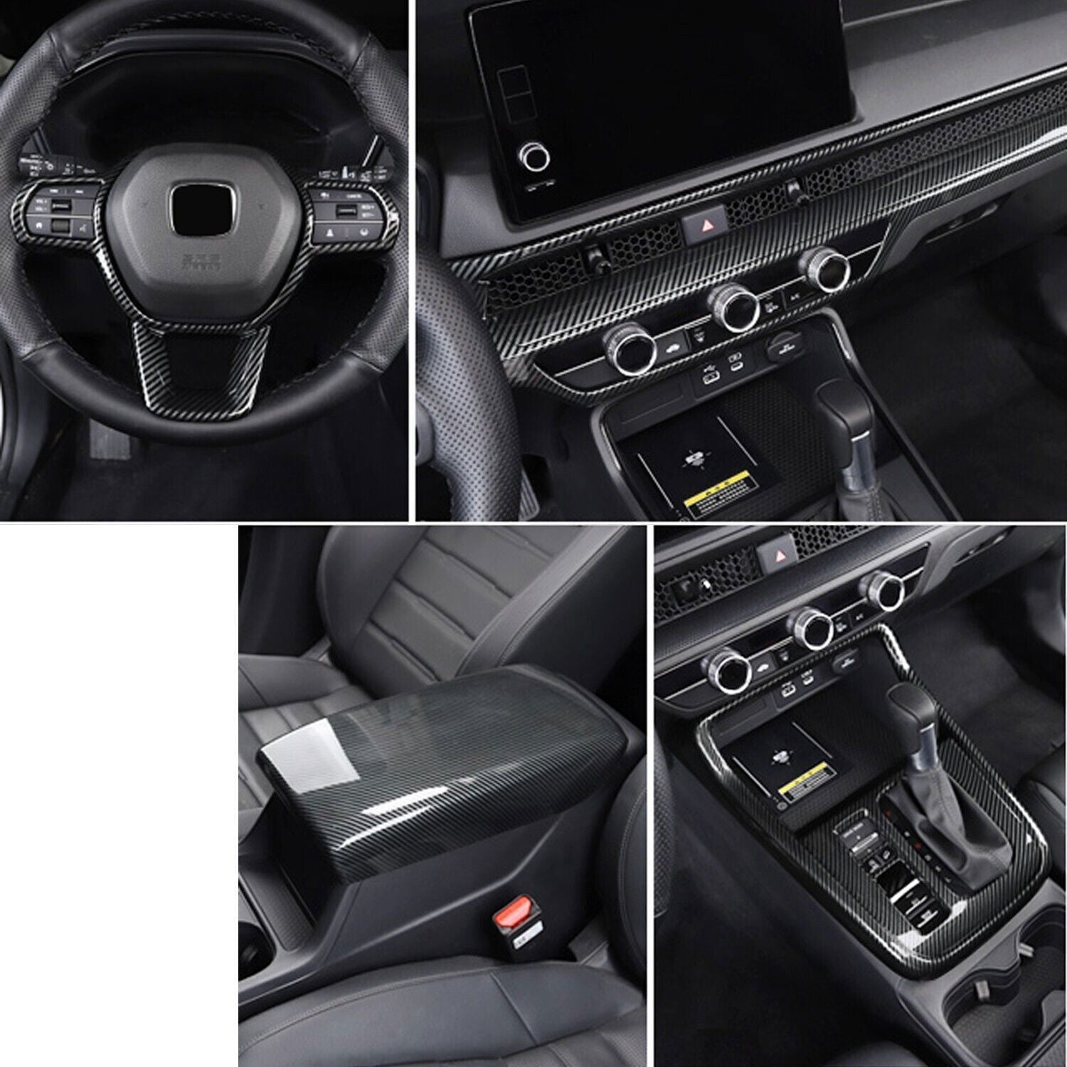 for Honda CR-V 2023 2024 Car Interior Accessories Decorative Kit Cover Trims