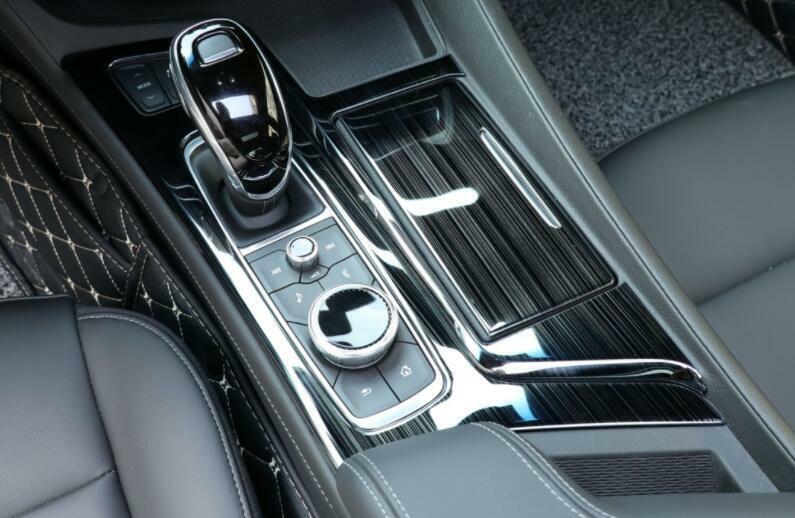 for Cadillac CT5 2020-2023 Black Titanium Center Console Gear Shift Panel Cover