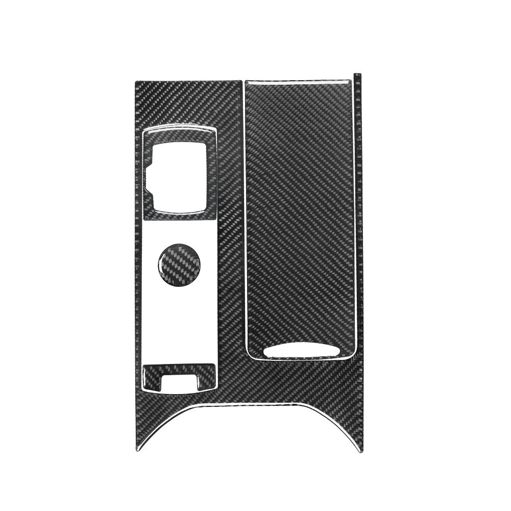 Red Carbon Fiber Below Transmission Console Type A Cover Trim for Infiniti G37 v