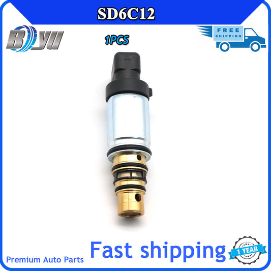 SD6C12 Solenoid Valve for Citroën , for Peugeot 307, 408, and for Fiat Air Conditioning Compressors (CN 1PCS) v