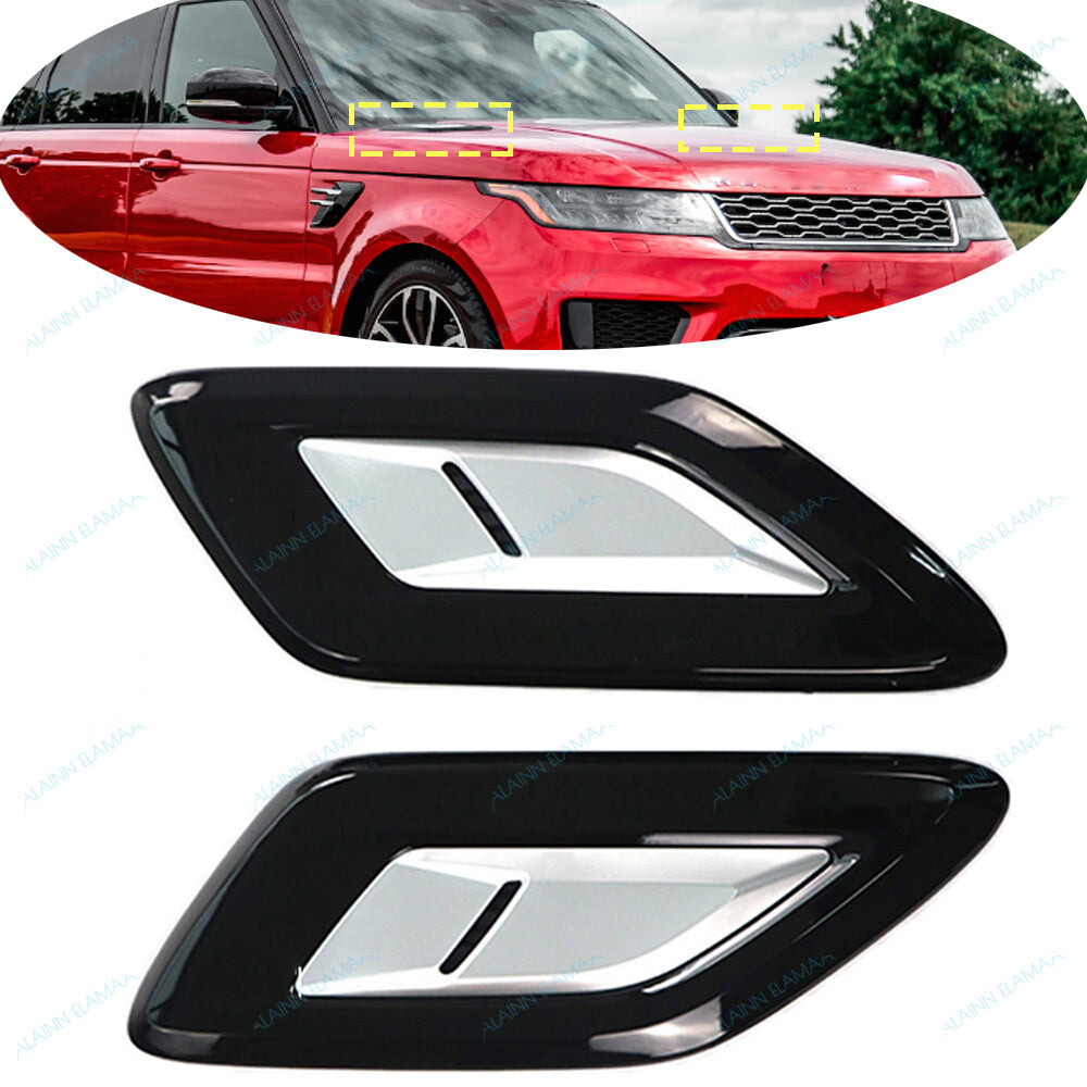 Hood Vent Cover Grille r for Land Rover for Range Rover Sport 2018-2021,LR,Silver