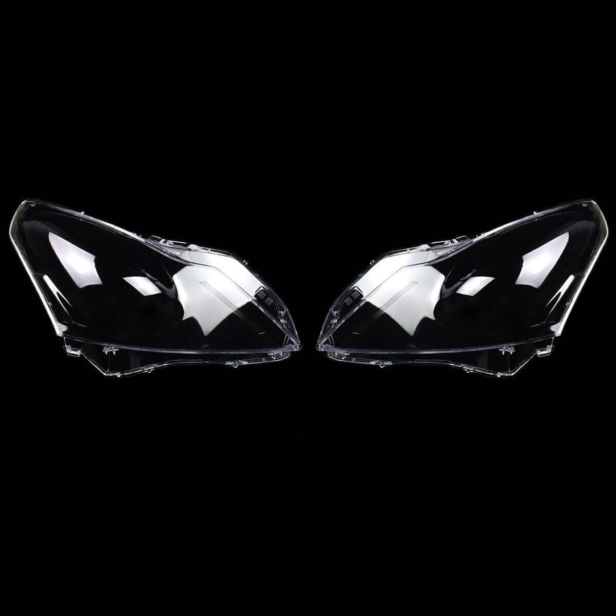for Infiniti G37 Sedan G25 Q40 2010-15 Pair Front Headlight Headlamp Lens Cover Q