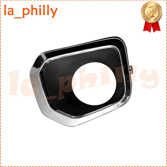 Left Fog Light Lamp Bezels Black Cover Chrome For 2016-2020 for Toyota Tacoma