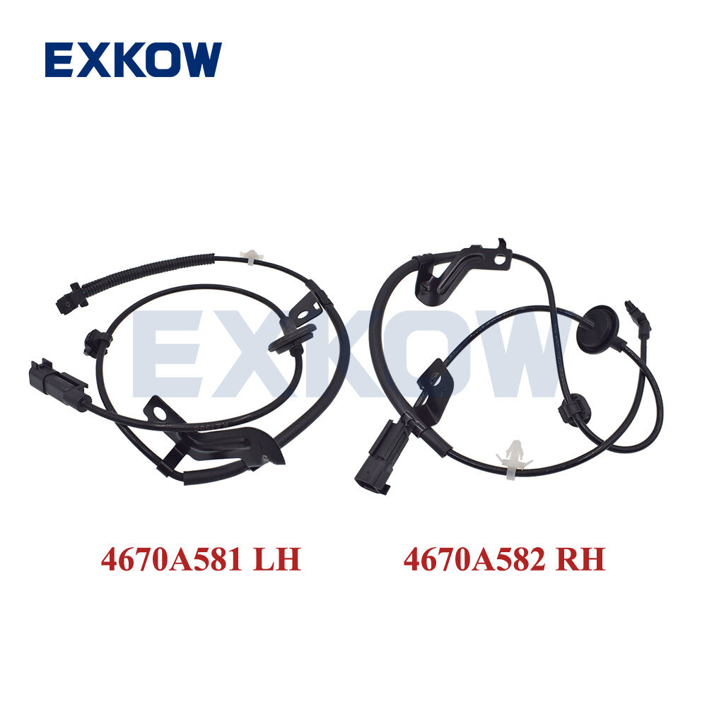 Rear LH & RH ABS Sensor for Mitsubishi Outlander ASX Lancer 4670A581 4670A582 Q