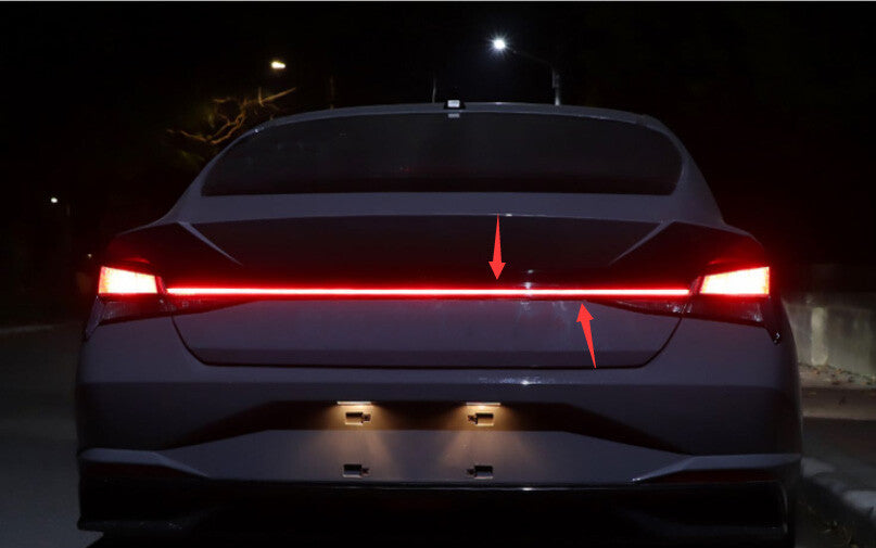 for Hyundai for Elantra 2021-2023 LED Rear Trunk Center Spoiler Taillight Cover 1PCS