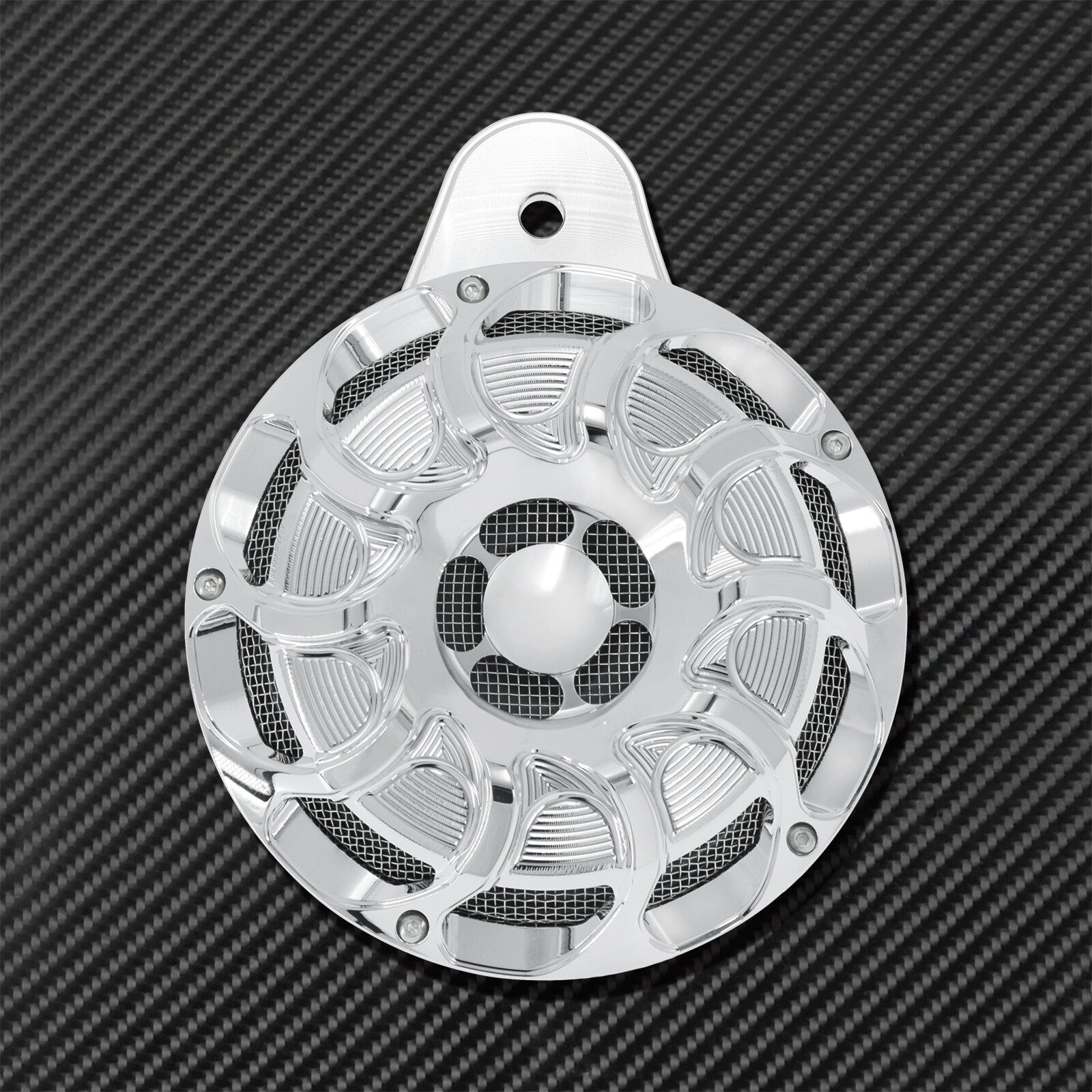 Motorcycle CNC Horn Speaker Cover Fit For Sportster XL 2007-23 Big Twin 1991-23