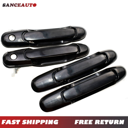 Front and rear left outer door handles are compatible with for Sienna 98-03- n