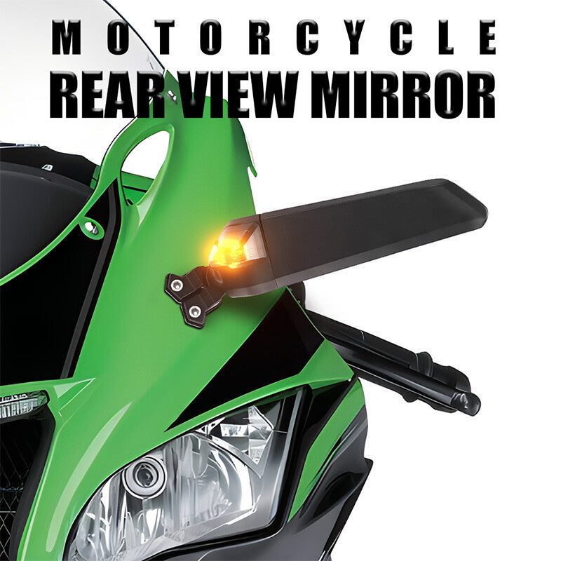 Wind Swivel Wing Rear View Side Mirrors w/Light for Suzuki GSXR600 750 2008-2011