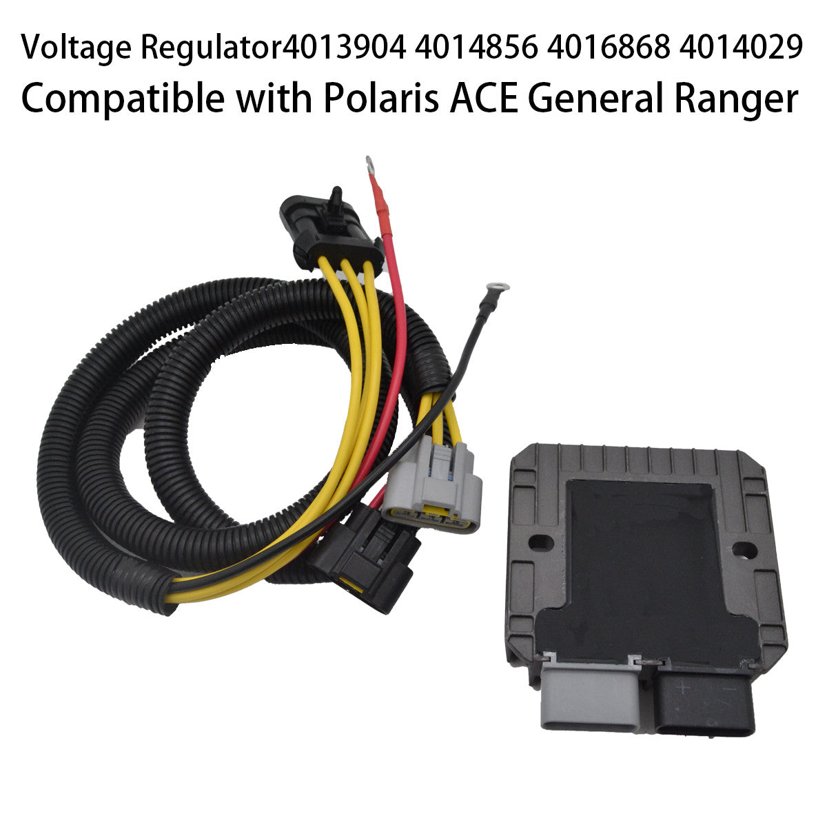 Voltage regulators 4013904, 4014856, 4016868, and 4014029 are compatible with for Polaris ACE. Q