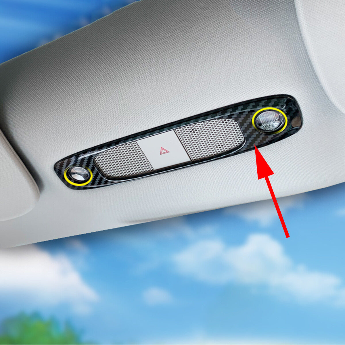 Roof Reading Light Cover Interior Accessories for Model 3 2018-2022 n